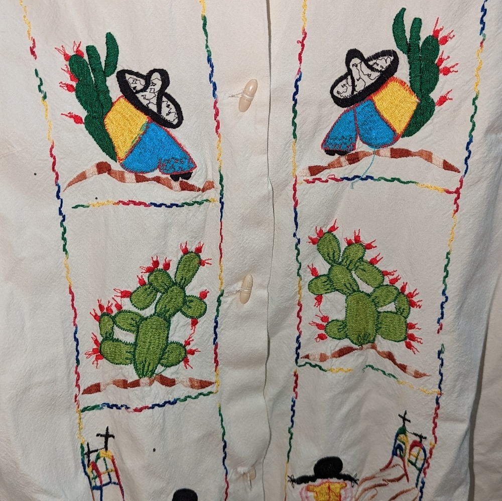 Vintage Mexican shirt - Picture 2 of 4